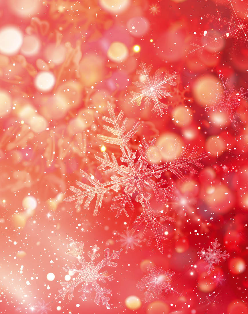 red bokeh background with soft blur bokeh light.